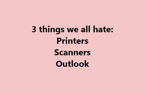 3 things we all ...