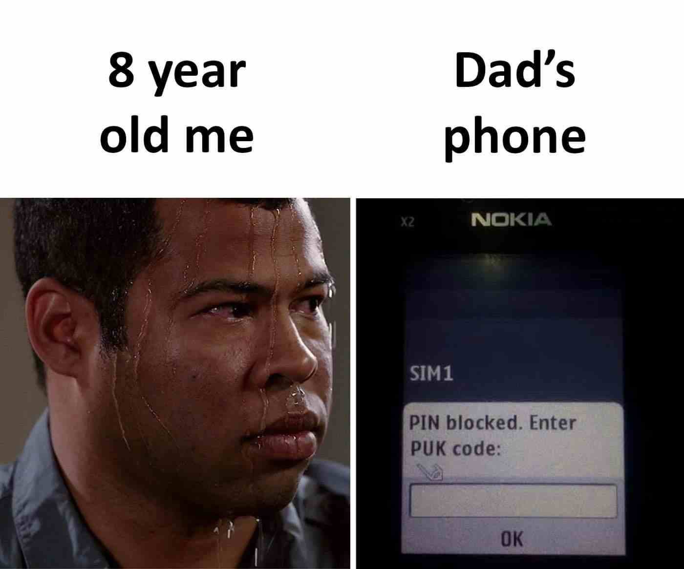 8 year old me vs Dad's phone
