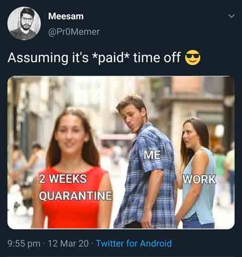 Assuming it's paid time off