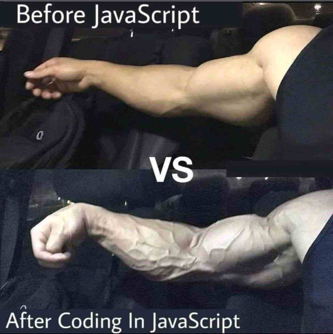 Before JavaScript vs After Coding in JavaScript