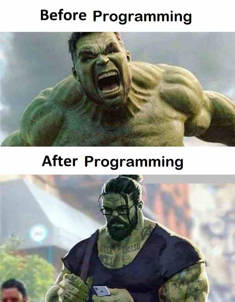 Before Programming vs After Programming