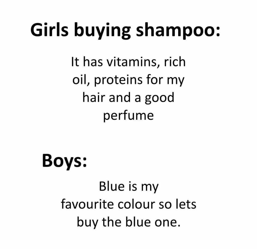 Boy Also buy shampoo?
