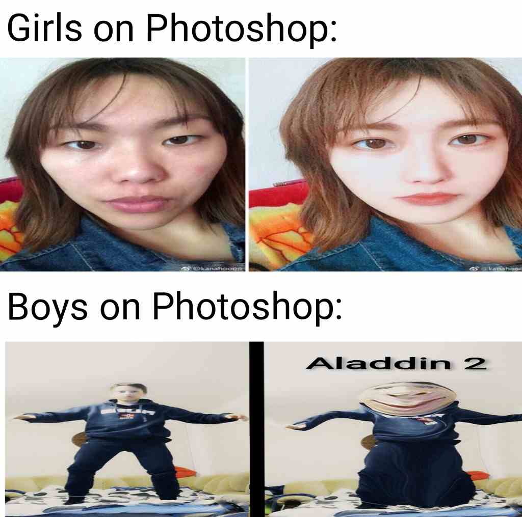 Boys on Photoshop and Girls on photoshop