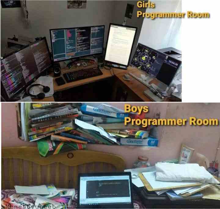 Boys Programmer Room vs Girls Programmer Room