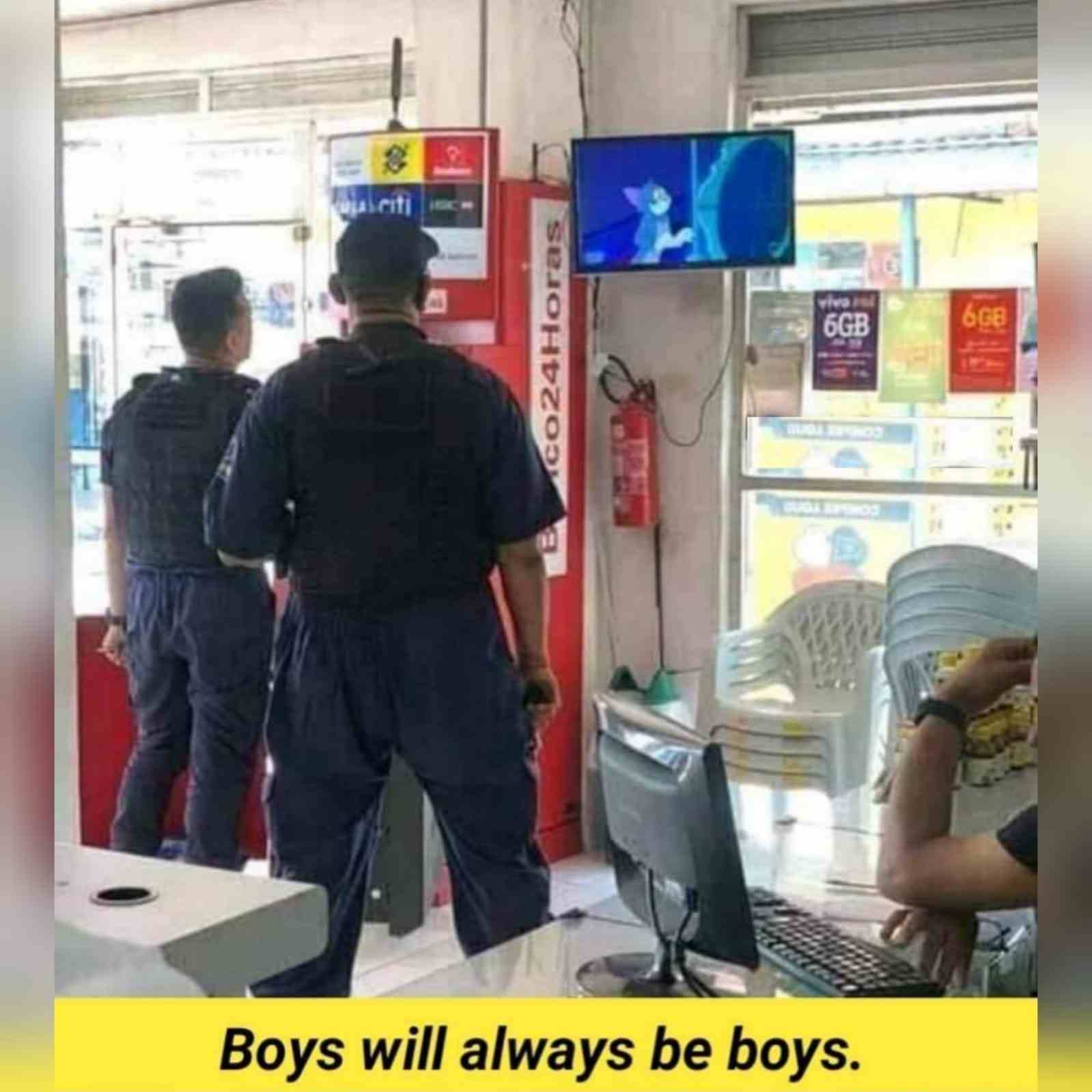 Boys will always be boys