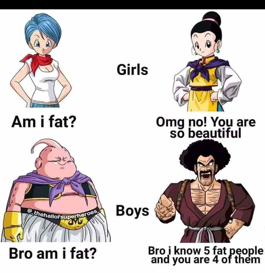 Bro am i fat?