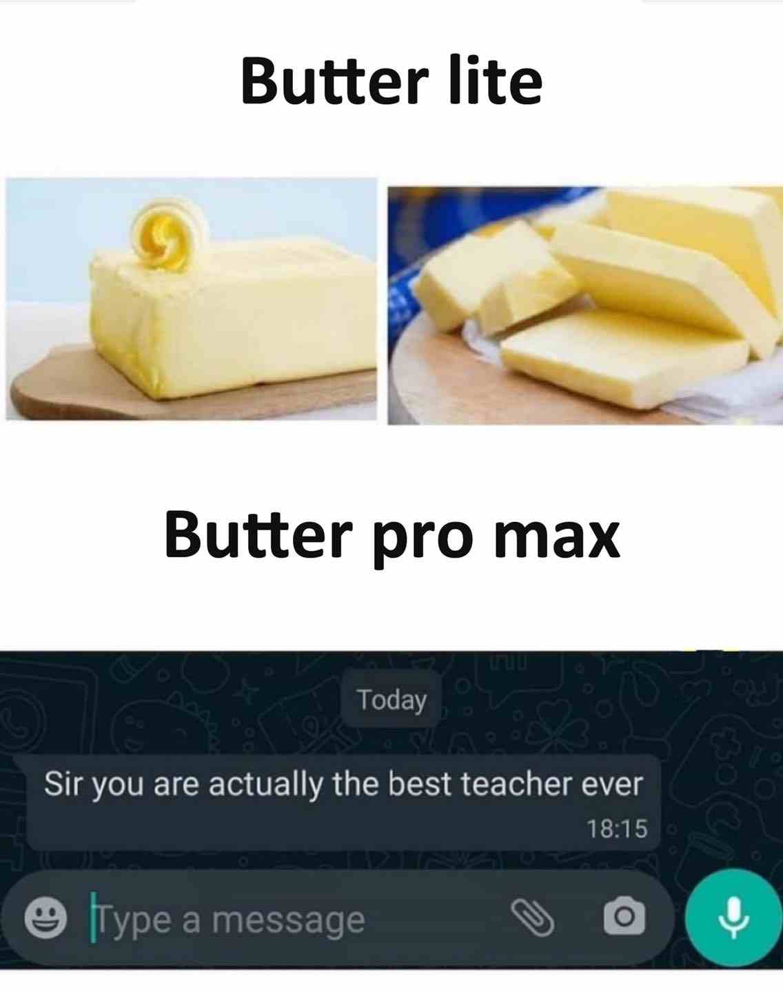 Butter lite vs Butter pro max