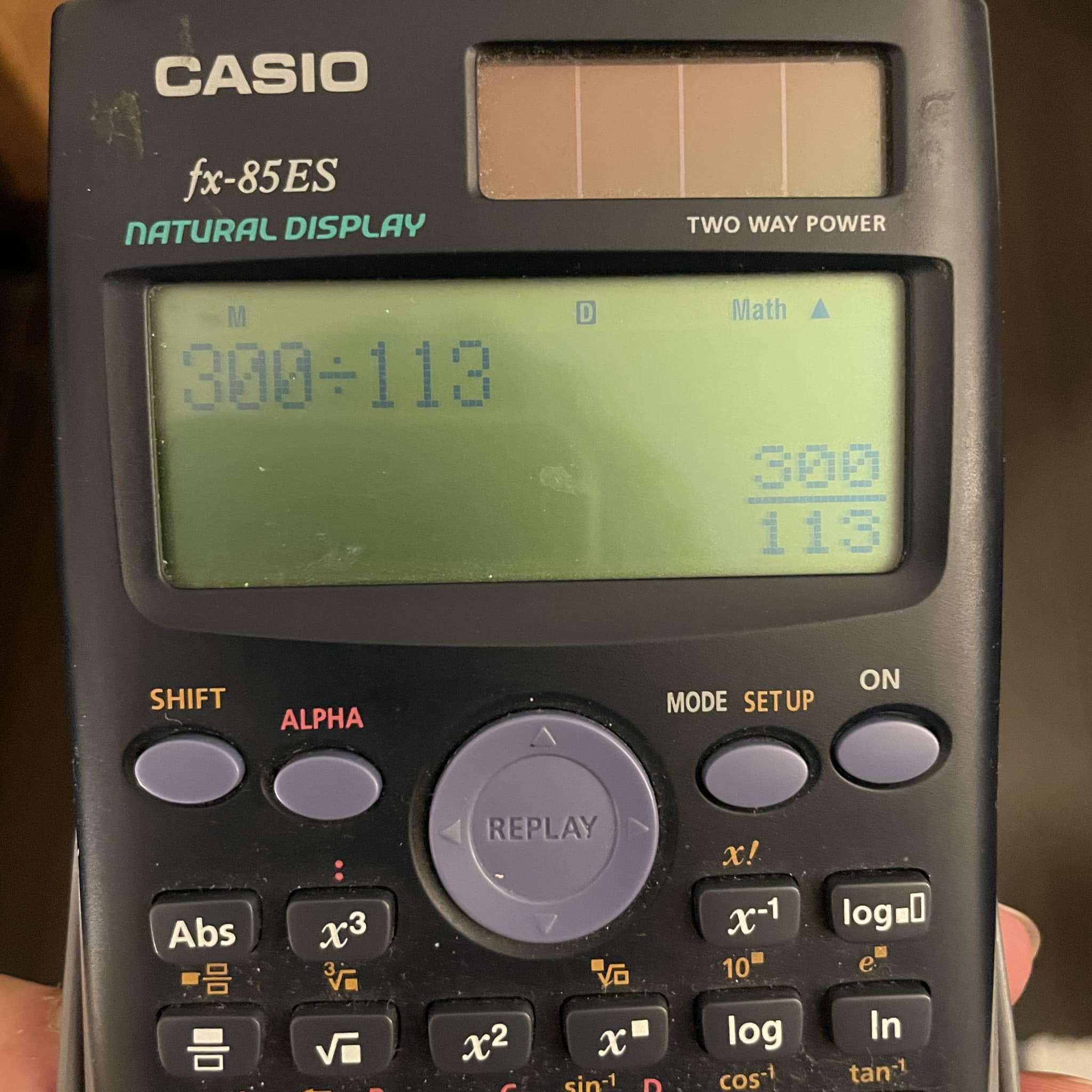 calculator and wanted to use it