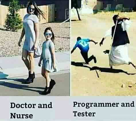 Doctor and Nurse vs Programmer and Tester