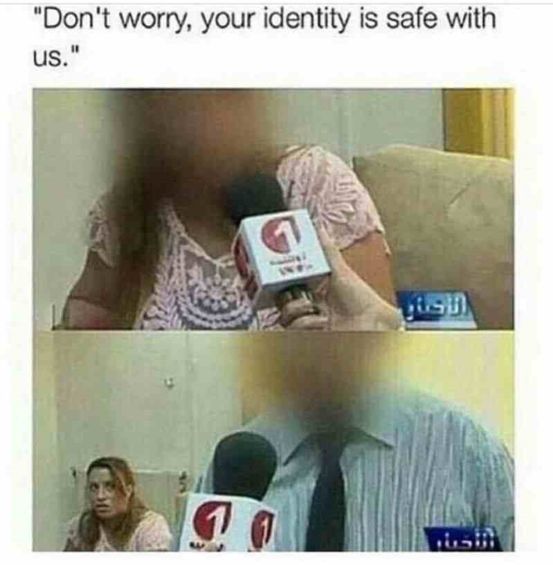 Don't worry your identity is safe with us
