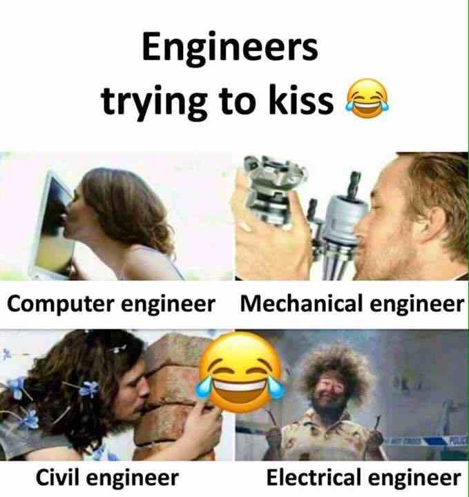 Engineers Trying To Kiss