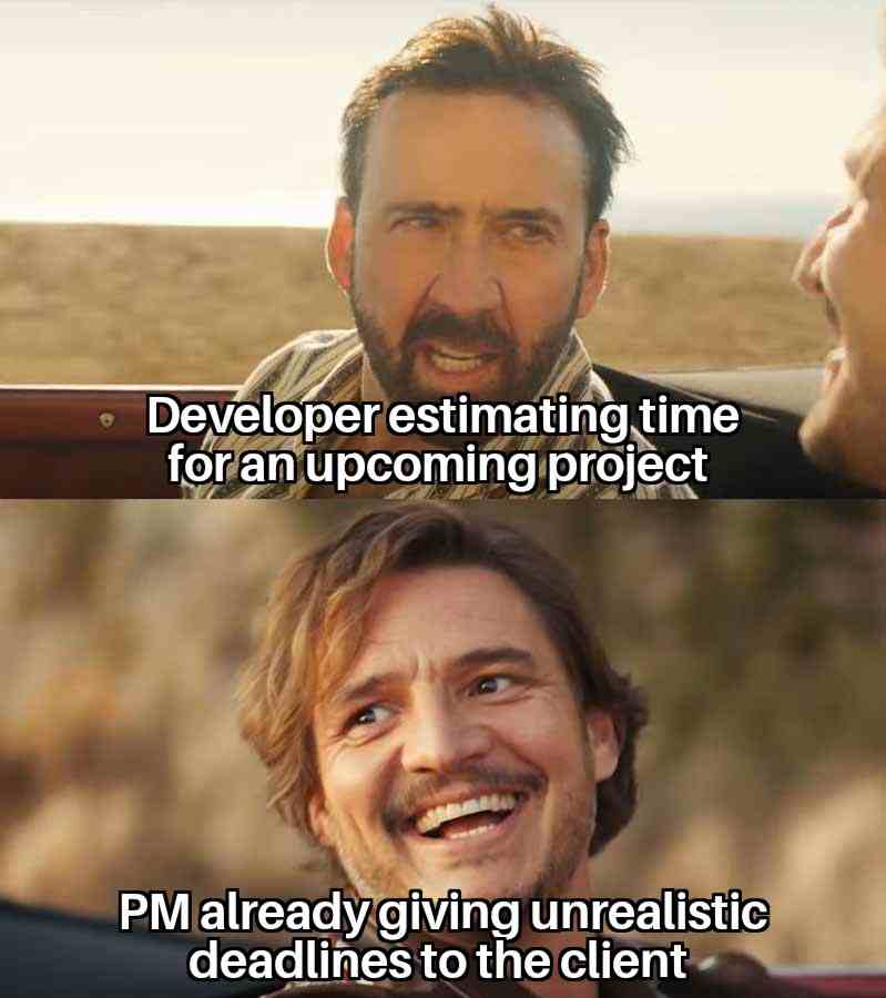 Every new project be like...