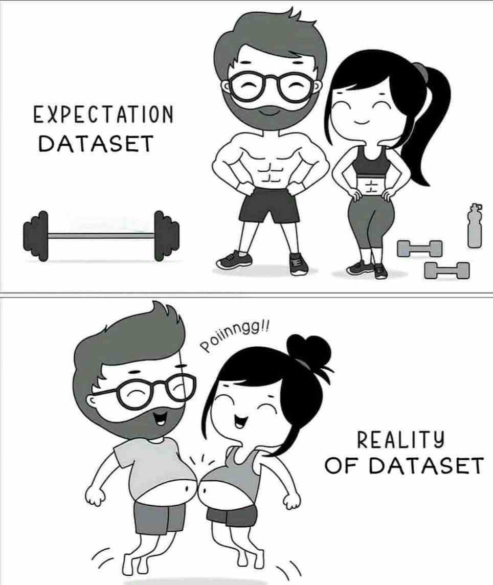 Expectation Dataset & Reality Of Dataset
