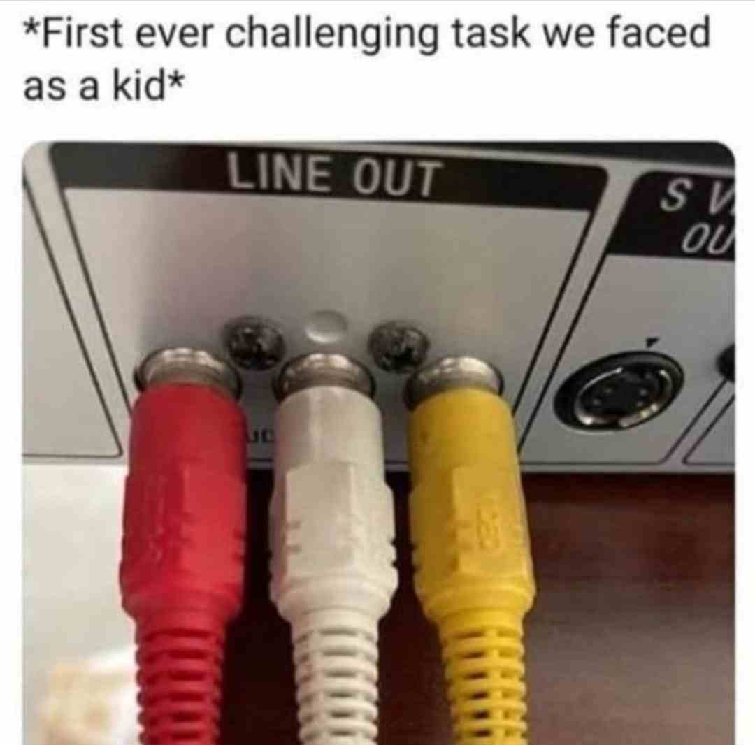 First ever challenging task we faced as a kid