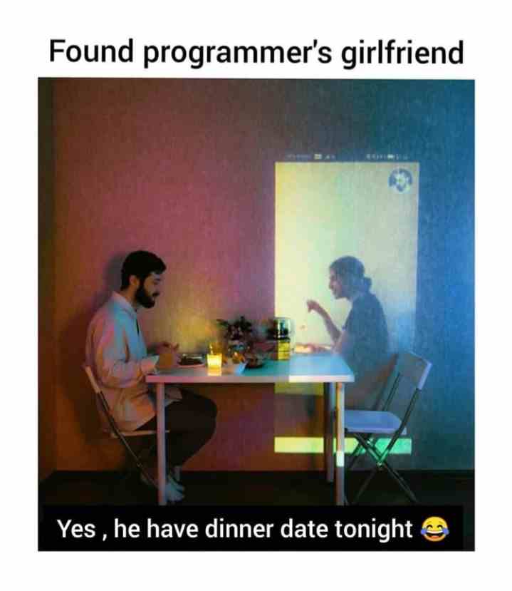 Found programmer's girlfriend