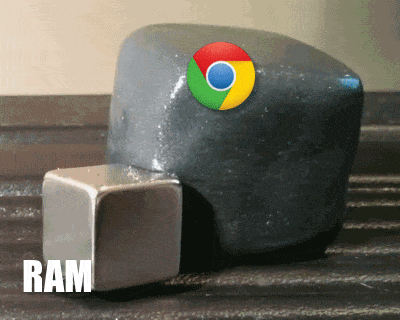 google chrome vs computer ram