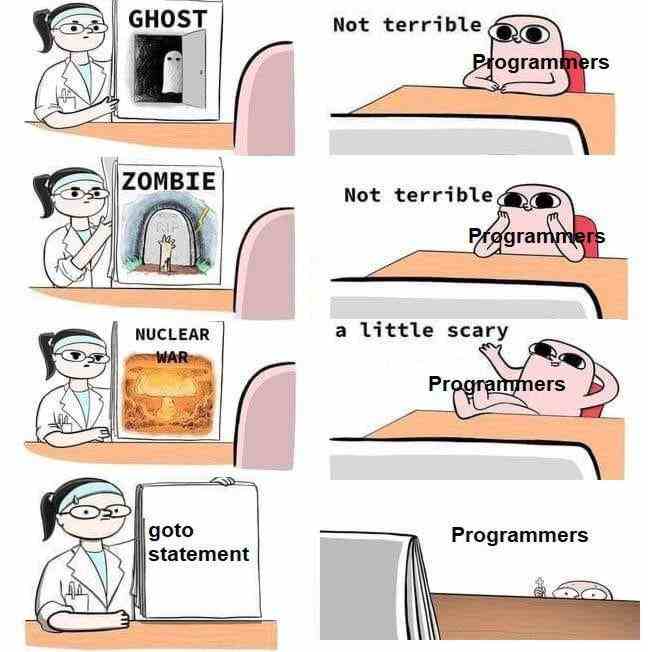 goto statement ðŸ‘»