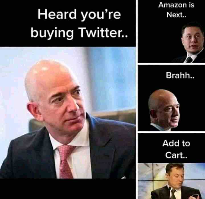 Heard you're buying Twitter..