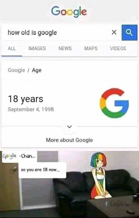 How old is google