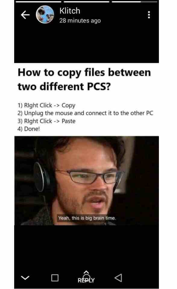 How to copy files between two different PCS?