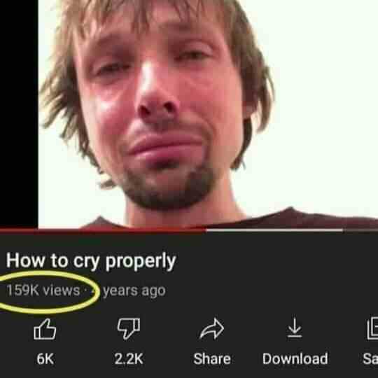 How to cry Properly