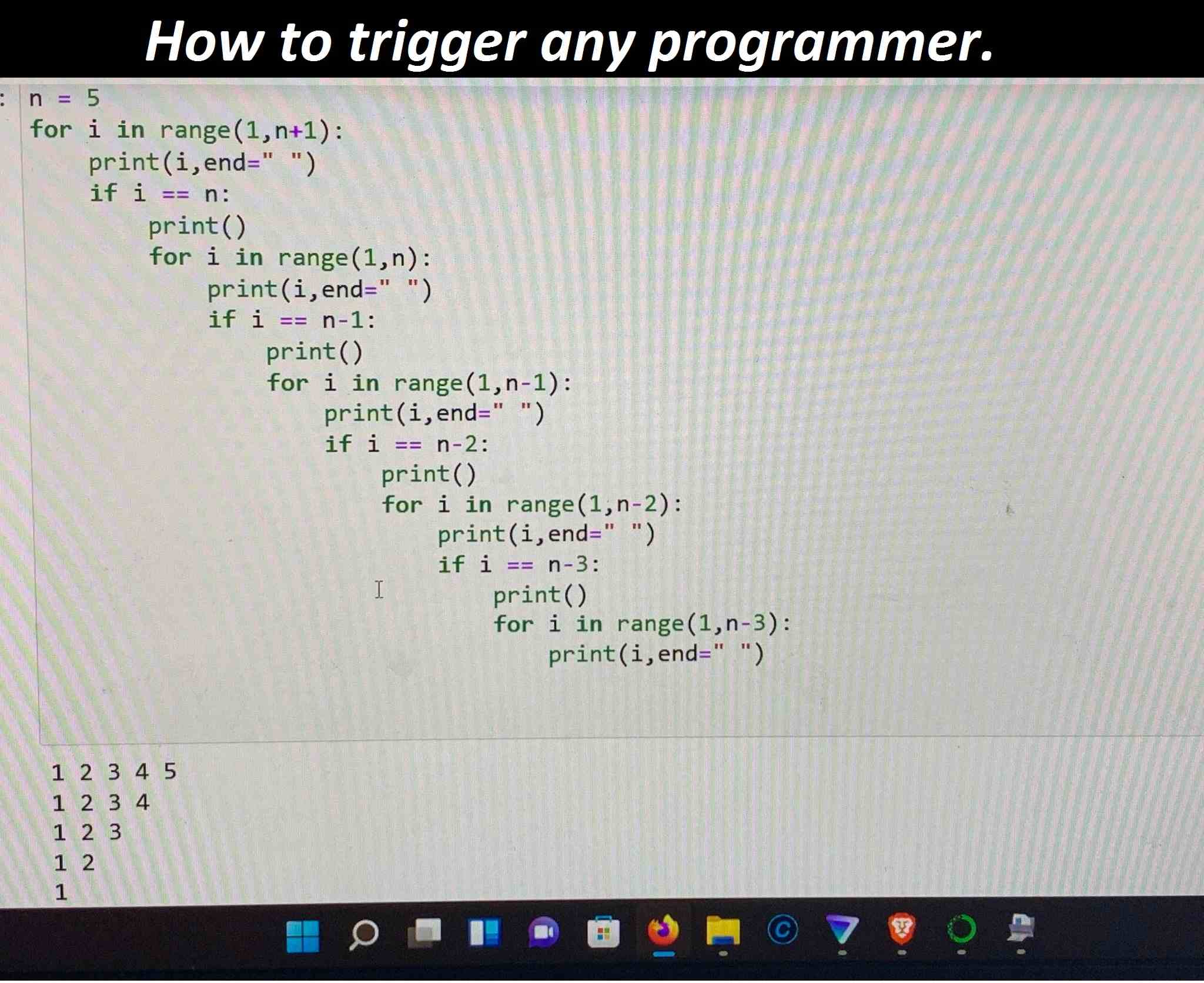 How to trigger any programmer