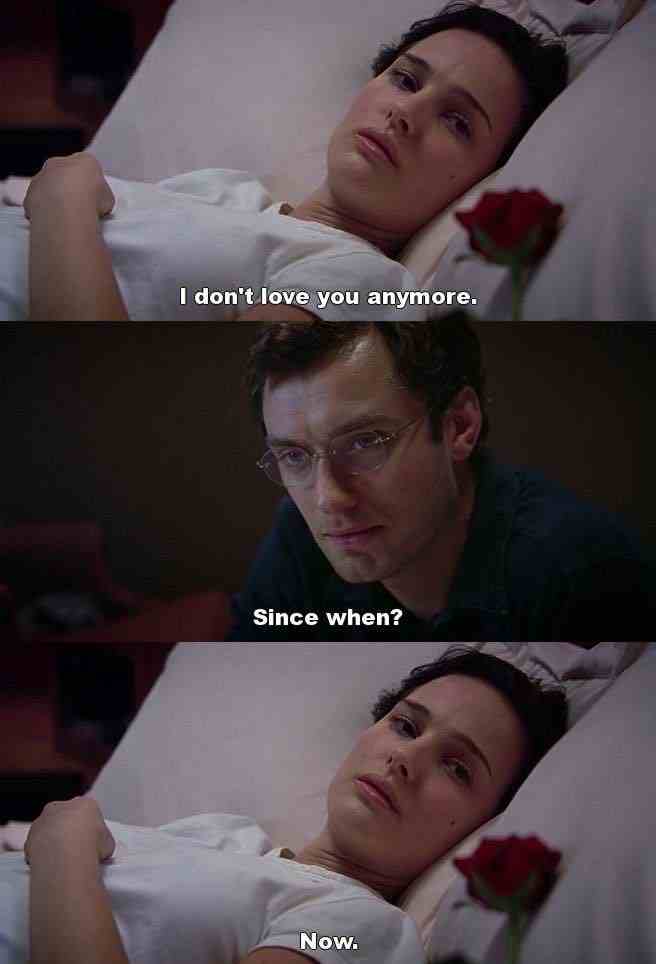 I don't love you anymore