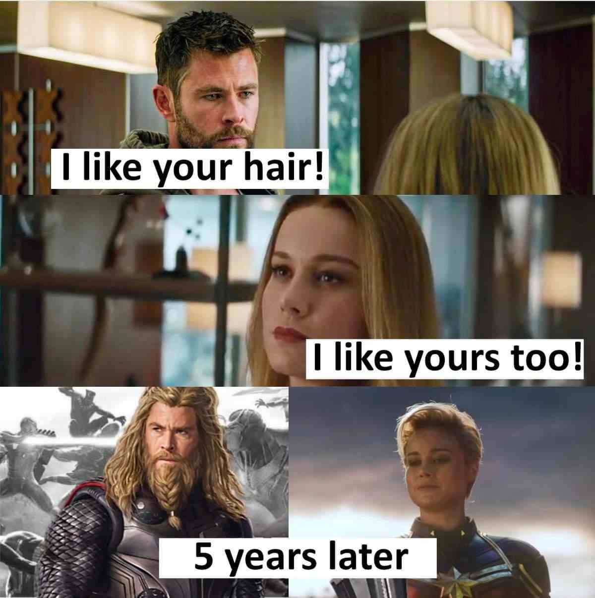 I like your hair!