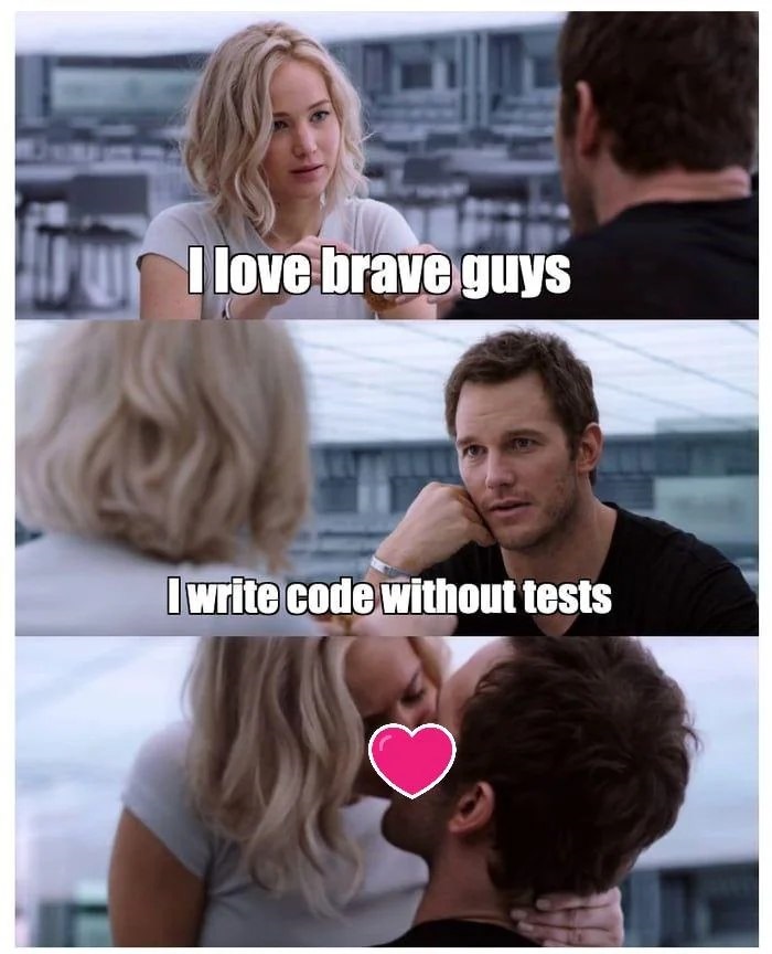 I write code without tests