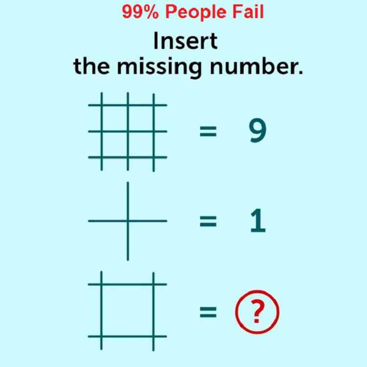 Insert the missing number , Only Programmer's Answer