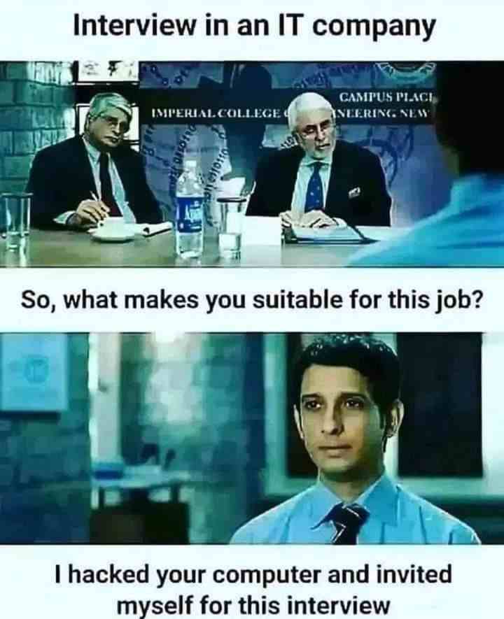 Interview in an IT company