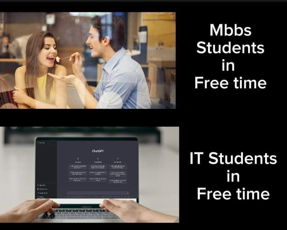 IT Students in Free Time 