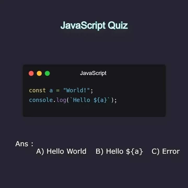 JavaScript Quiz for smart people