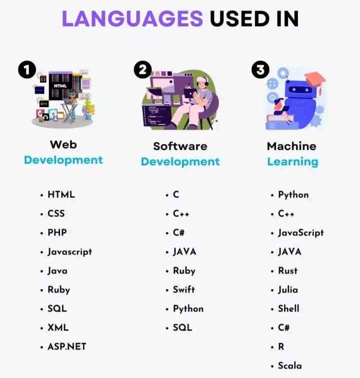 Languages used in different Sectors