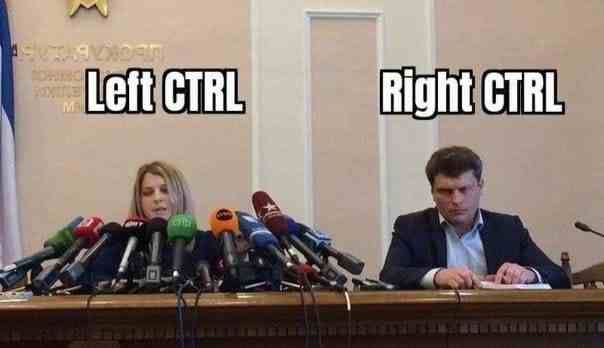 Left Ctrl & Right Ctrl
