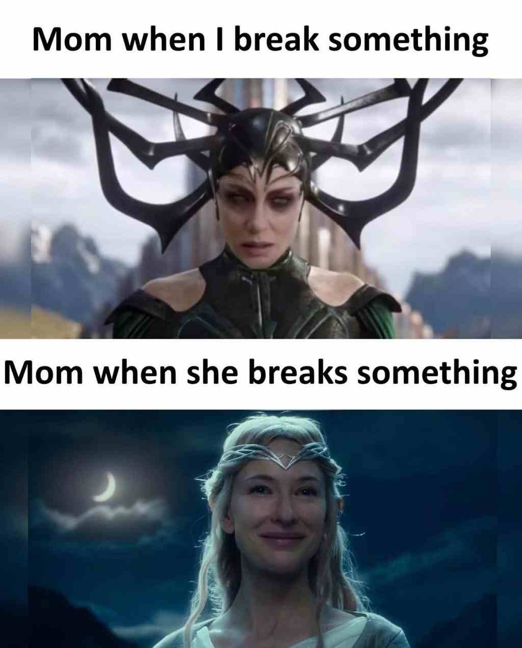 Mom when i break something