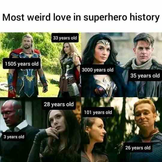 Most weird love in superhero history