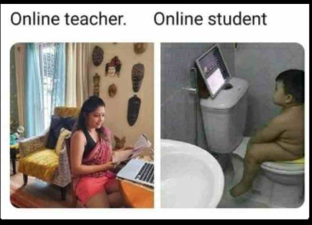 Online Teacher and Students