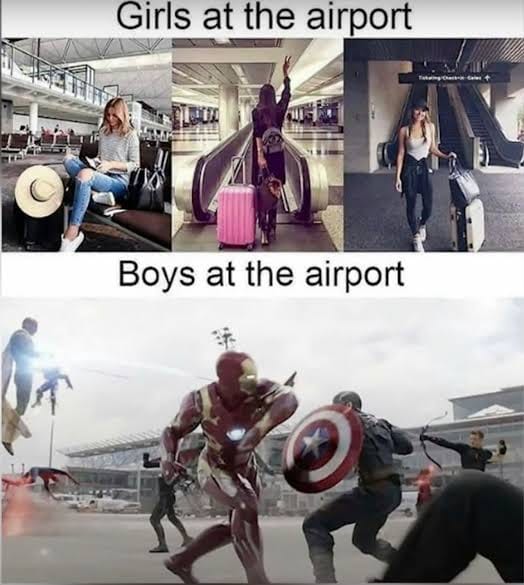 People at the airport