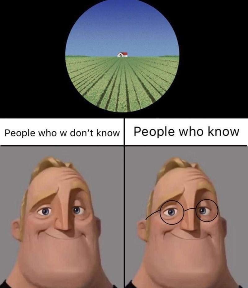 People who w don't know Vs People who know