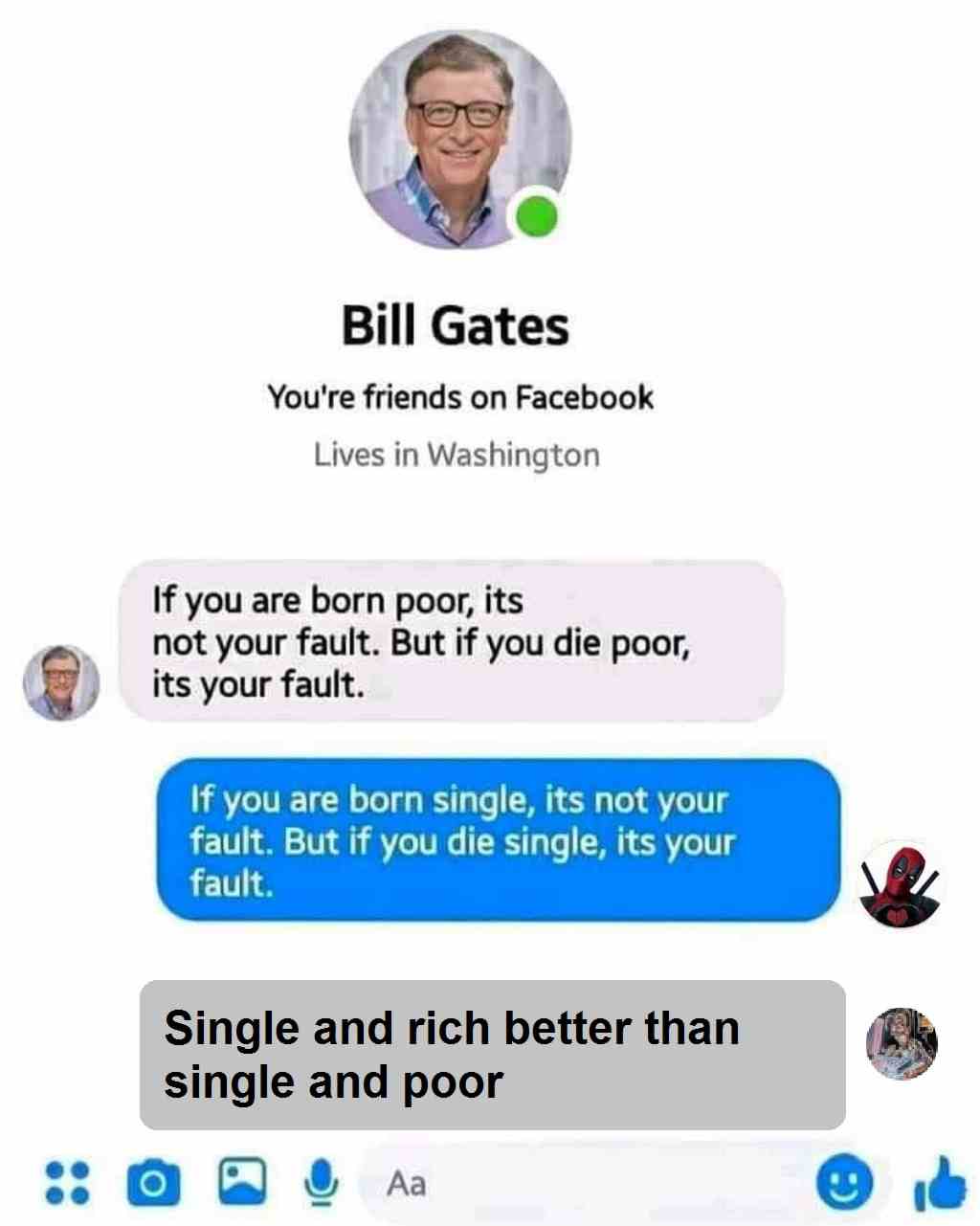 Perfect answer for Bill Gates