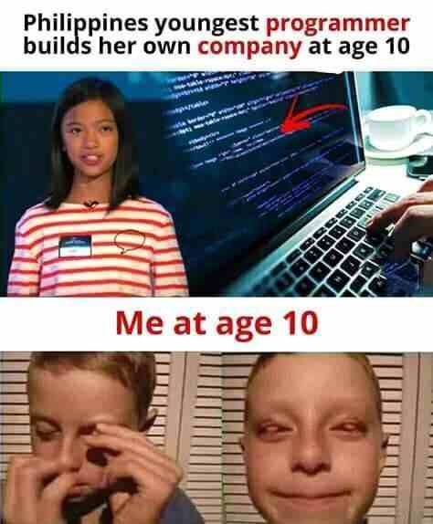 Philippines youngest programmer builds her own company at age 10 vs Me at age 10