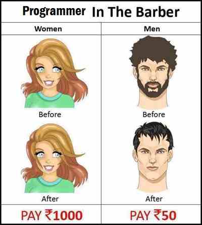 Programmer in the Barber