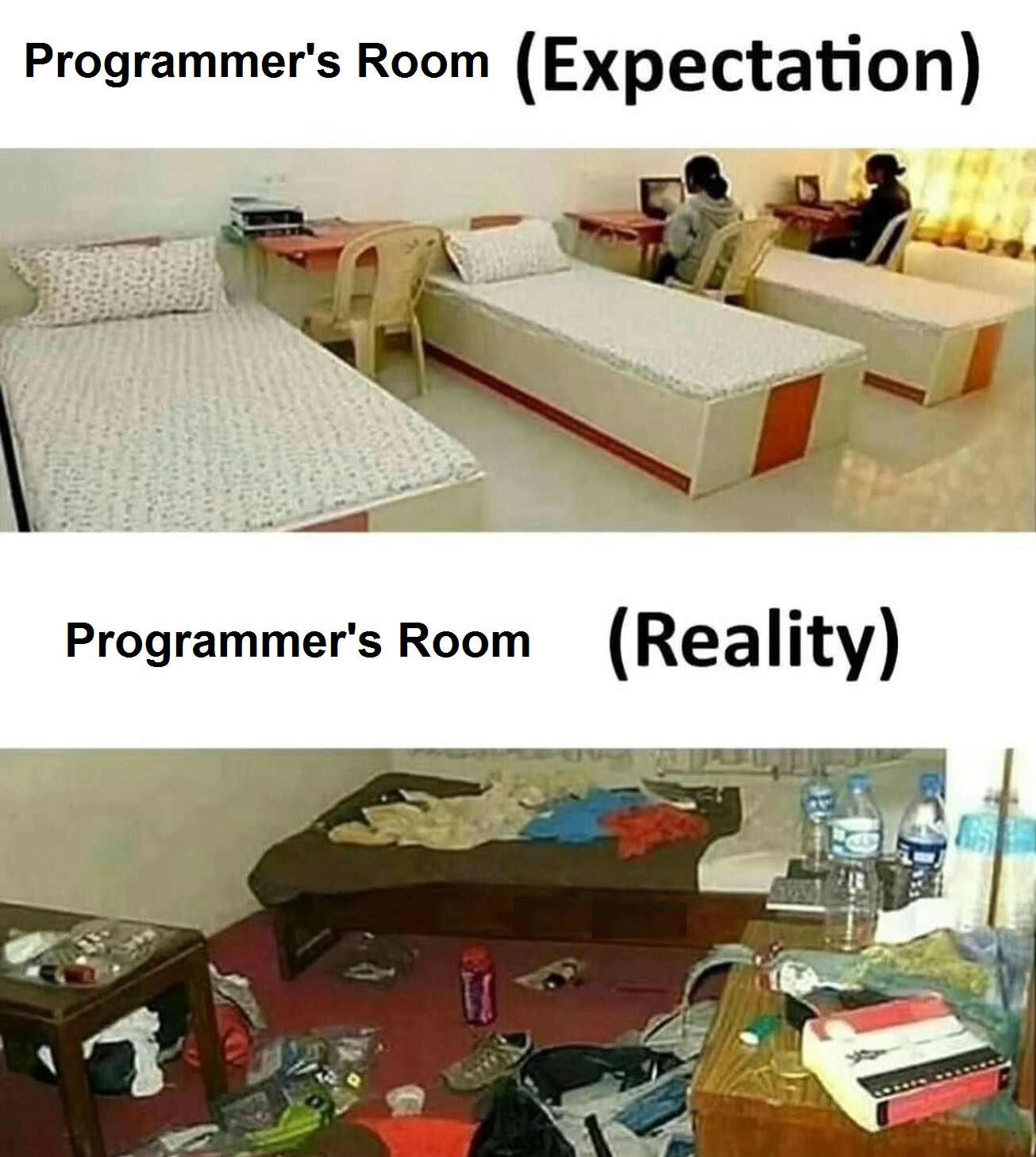 Programmer's Room Expectation & Reality