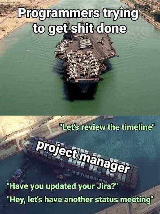 Programmers trying to get shit done