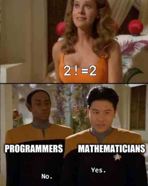 Programmers Vs Mathematicians