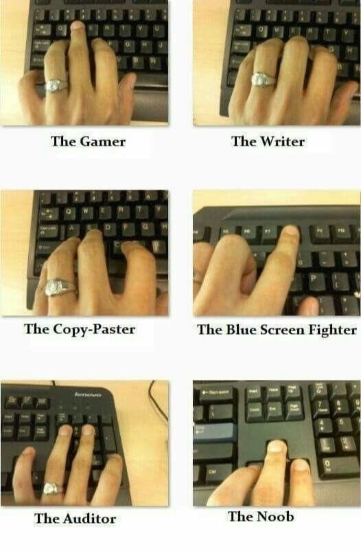 Programmers will understand keyboard writing