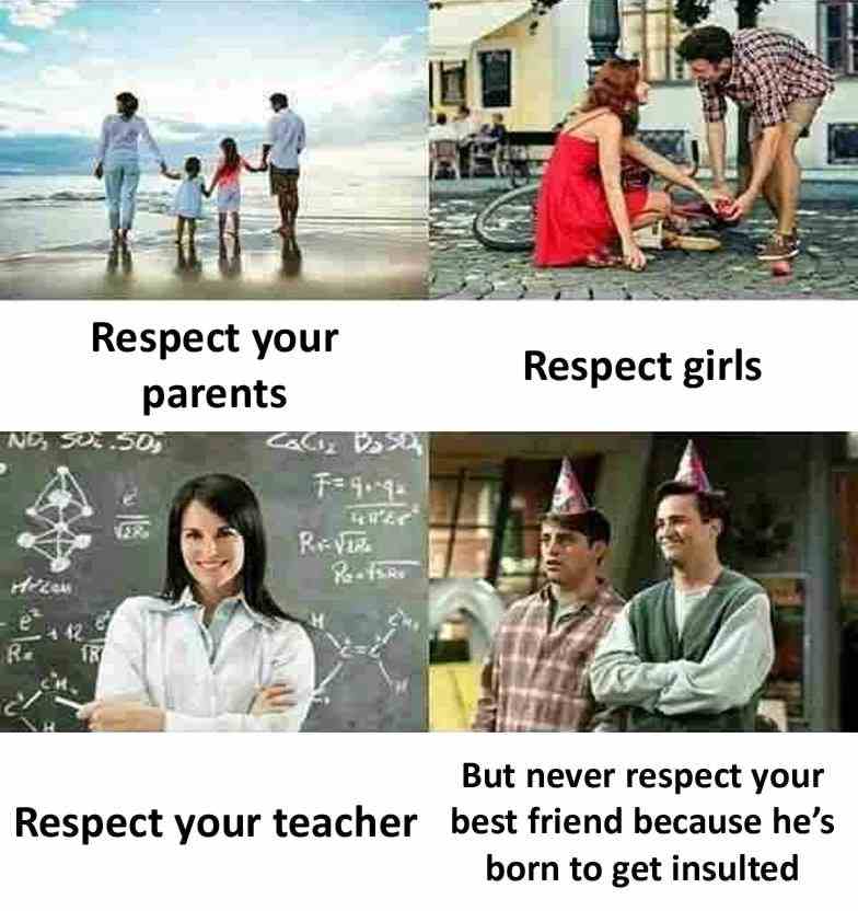 Respect all..because you're human..and that's what humanity is..â¤