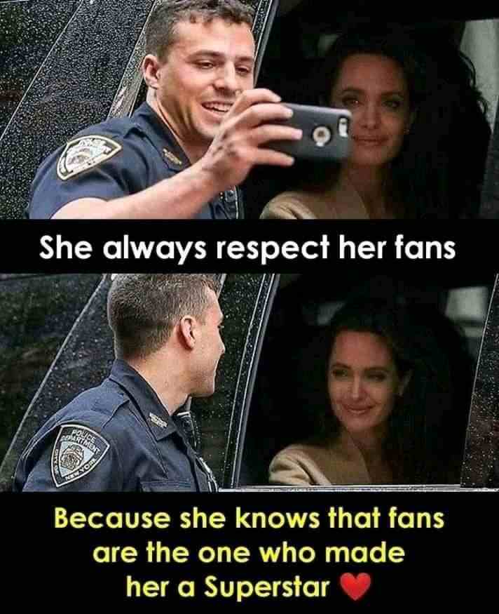 She always respect her fans
