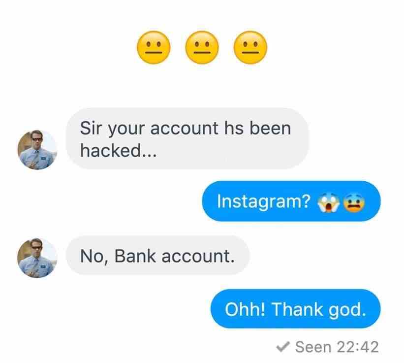 Sir your account hs been hacked...